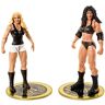 WWE Championship Showdown Chyna vs Trish Stratus 2-pack, ongeveer 15,24 cm figuren met articulatie, TrueFX verbeterde gezichtsdetails voor levensechte authenticiteit en ringuitrusting