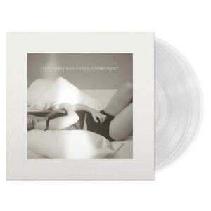 Taylor Swift The Tortured Poets Department - Phantom Clear Vinyl - Sealed 2024 UK 2-LP vinyl set 602458940831