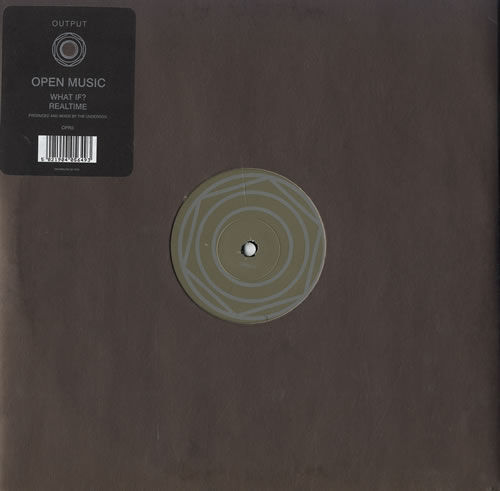 Open Music What If?/Real Time 1996 UK 10" vinyl OPR3