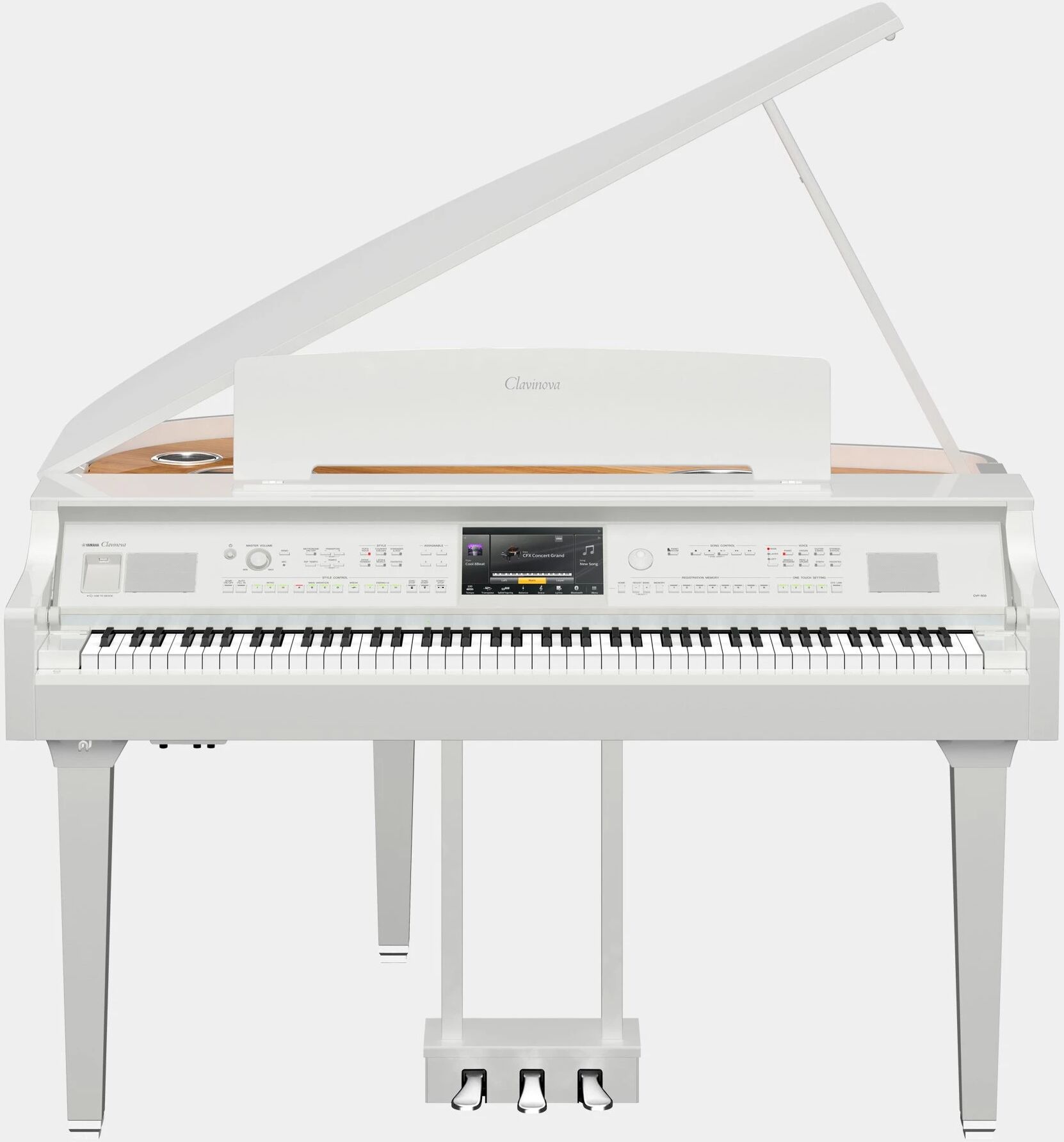 Yamaha Clavinova CVP-809GP Digitalflügel Hochglanz Weiß