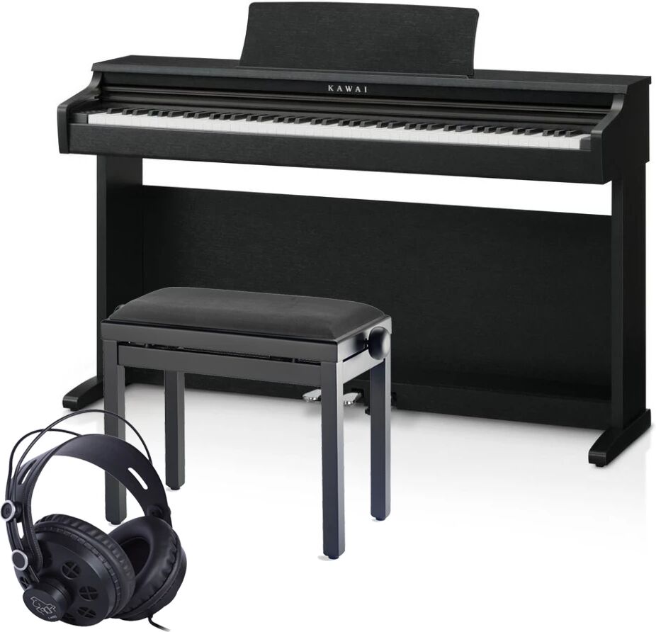 Kawai KDP-120 Schwarz Digital Piano Set