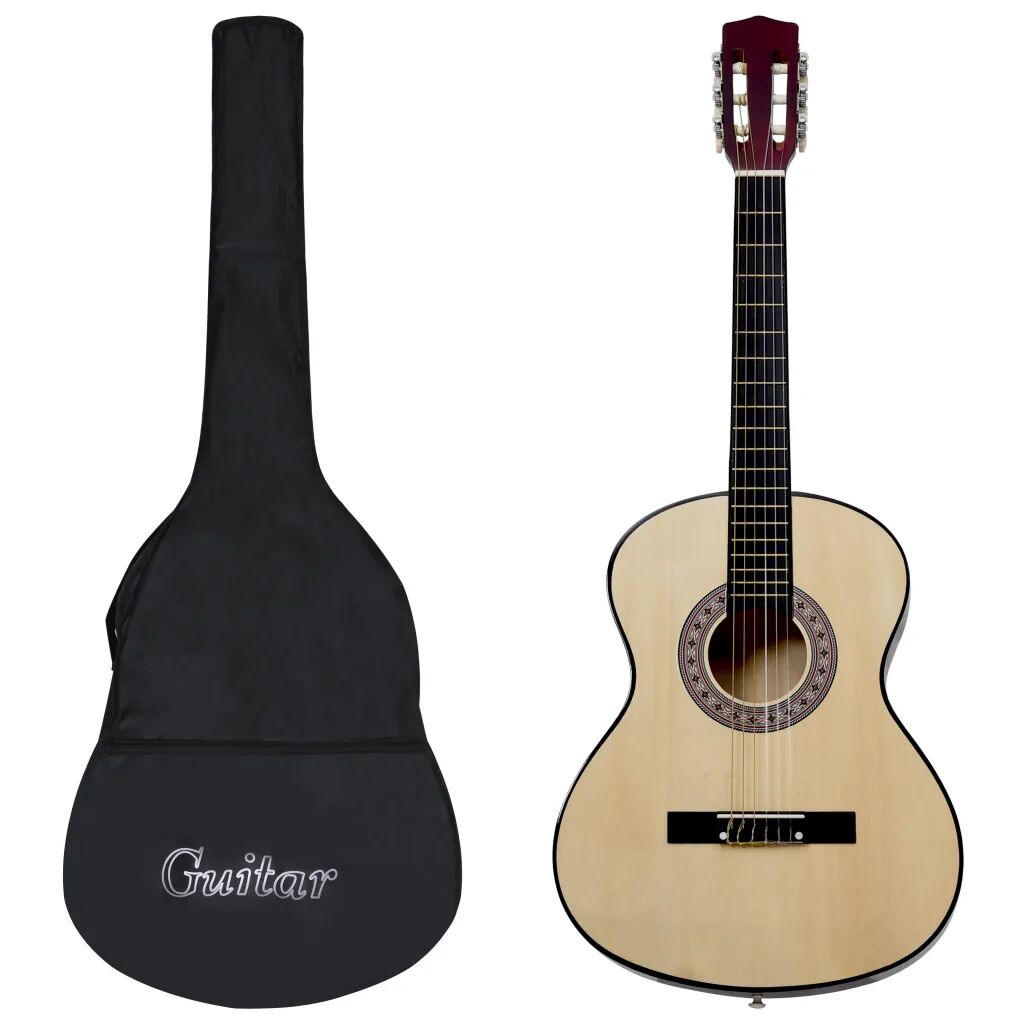 vidaXL Guitare classique avec sac pour débutants 4/4 39"