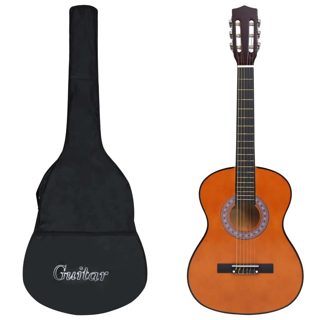 vidaXL Guitare classique avec sac pour débutants 3/4 36"