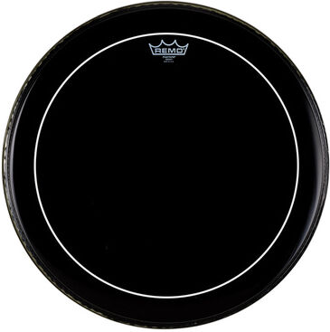 Remo 20"" Pinstripe Ebony Bass Drum