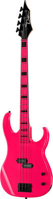 Dean Guitars Custom Zone Bass FP Fluorescent pink