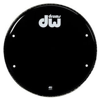 DW 16"" Bass Drum Resonant Head B Black