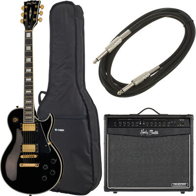 Harley Benton SC-500 BK Vintage Serie Bundle Black high