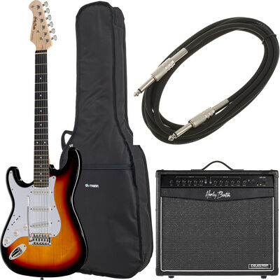 Harley Benton ST-20LH SB Bundle 3