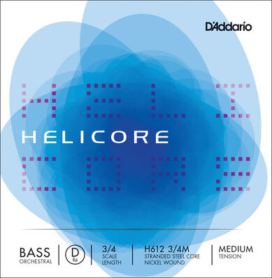 Daddario H612-3/4M Helicore Bass D Med.