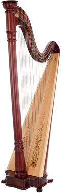 Lyon & Healy Prelude 40 Lever Harp MA Mahogany