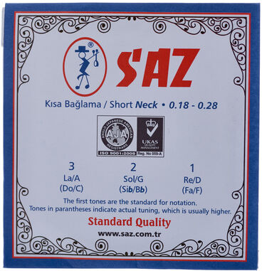 Saz 651A Short Neck Saz Strings