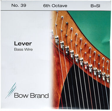 Bow Brand BW 6th B Harp Bass Wire No.39