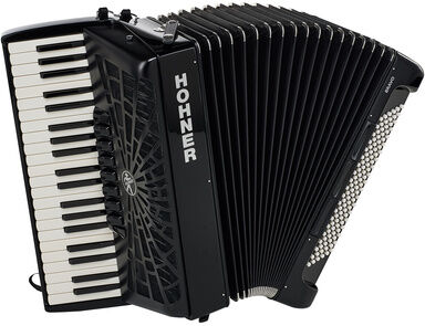 Hohner Bravo III 120 silent key Black