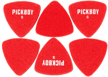 Pickboy Felt Triangle Red Soft Pick S