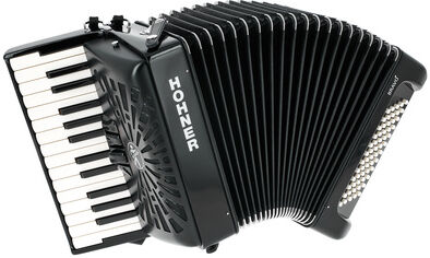 Hohner Bravo II 60 Black silent key Black