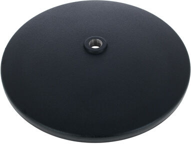 K&M K M 26009 Round Base Plate Black