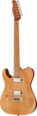 Harley Benton Fusion-T HH LH Roasted FNT Gloss Flame Natural