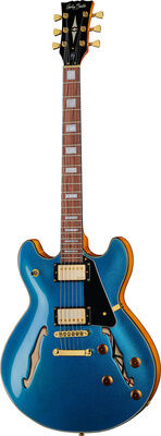 Harley Benton HB-35Plus Metallic Blue Metallic Blue