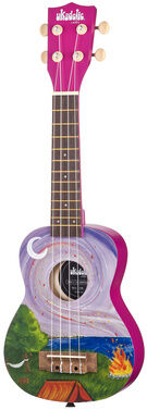 Kala Ukadelic Happy Camper Ukulele Happy Camper design