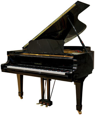 Yamaha C7 Grand Piano used Black Black polished