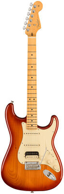 Fender AM Pro II Strat HSS MN SSB Sienna sunburst