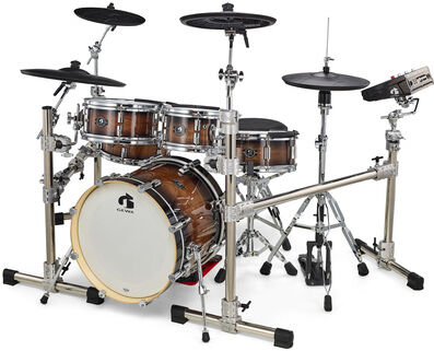 Gewa G9 E-Drum Set Pro L6 W. Bundle High gloss walnut