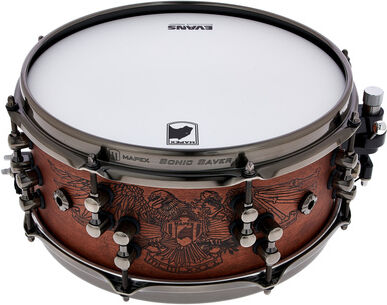 Mapex 12""x5,5"" DL Warbird Snare Drum SAS0 Satin natural over walnut