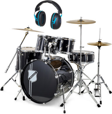 Millenium Focus 22 Drum Bundle Black Black