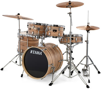 Tama Imperialstar 18"" 5pcs -NZW Natural Zebrawood Wrap