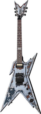 Dean Guitars Dime Razorback Rust Custom Rust Graphic