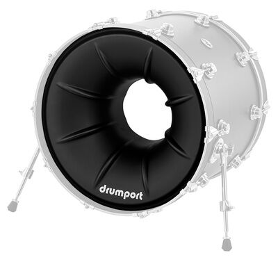 Drumport 22"" Megaport Booster Textured Textured Black