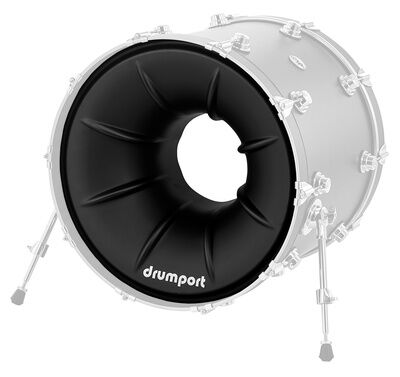 Drumport 20"" Megaport Booster Textured Textured Black