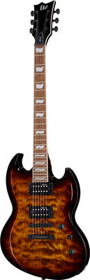 ESP LTD Viper-256 Dark Brown SB Dark Brown Sunburst