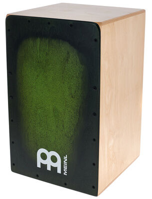 Meinl Snarecraft Cajon 100 Green B. Green Burst