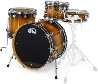 DW Lacquer Specialty Candy Black Candy Black to Amber Stain Burst