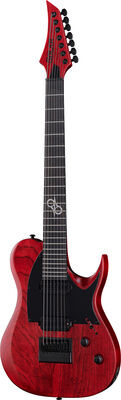 Solar Guitars T1.7TBR-Trans Blood Red Trans Blood Red Matte