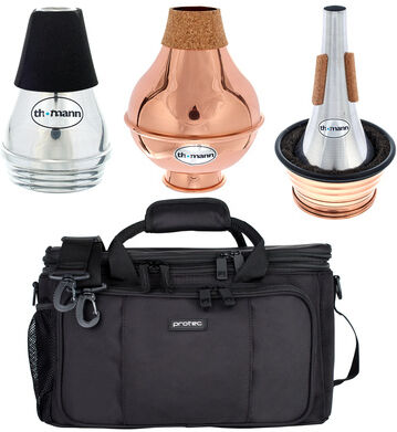 Thomann Trumpet Copper Mute Set Black