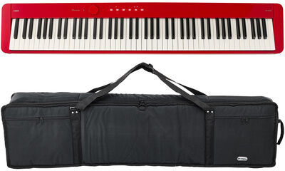 Casio PX S1100 RD Softcase Bundle Red