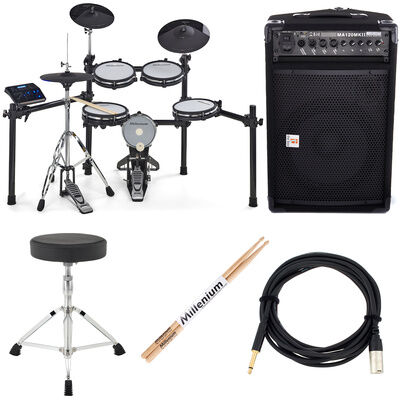 Millenium MPS-750X E-Drum Monitor Bundle Black