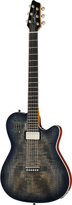 Godin A6 Ultra Denim Blue Flame denim blue flame