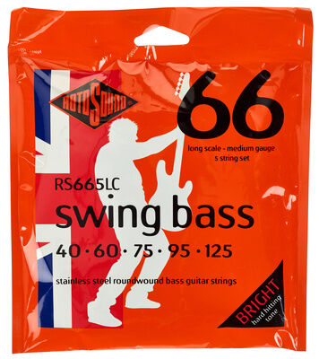 Rotosound RS665LC Saiten für 5-Saiter E-Bass