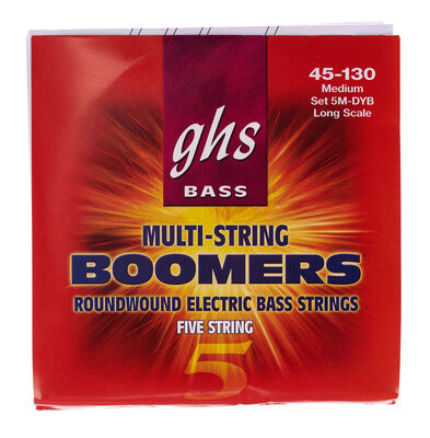 GHS 3045 5M DYB Boomers Saiten für E-Bass
