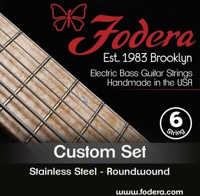 Fodera 6-String Set Custom Steel