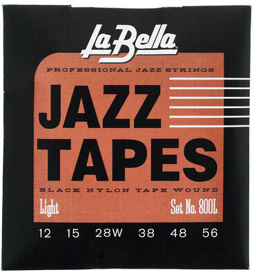 La Bella 800L Jazz Black Nylon L