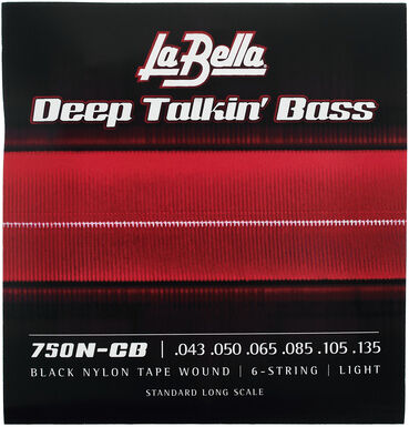 La Bella 750N-CB Black Nylon Tape