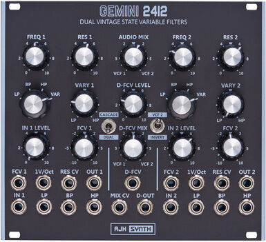 AJH Synth Gemini 2412 Dual SVF black