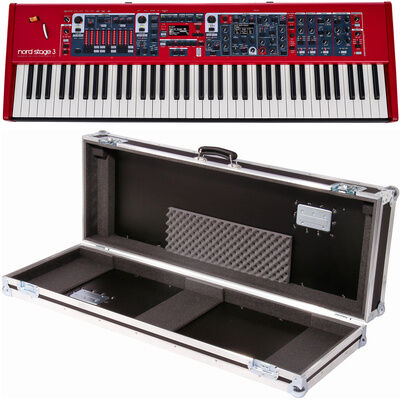 Clavia Nord Stage 3 HP76 Case Bundle