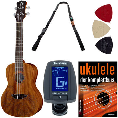 Luna Guitars Ukulele Concert Tattoo Set G