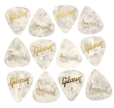 Gibson Perloid Picks Thin 12pc