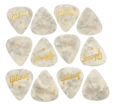 Gibson Perloid Picks Heavy 12pc